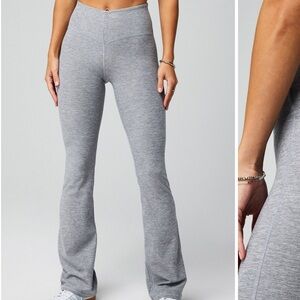 Fabletics Classic Grey Heather Flare Leggings